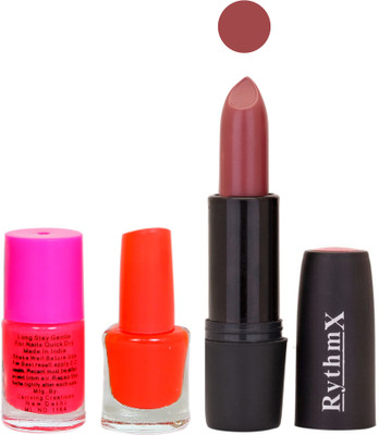 

Rythmx FB ST RYTH BLK LIPSTICKS AND NAIL POLISH IMPORTANT COMBO 28(Set of 3)