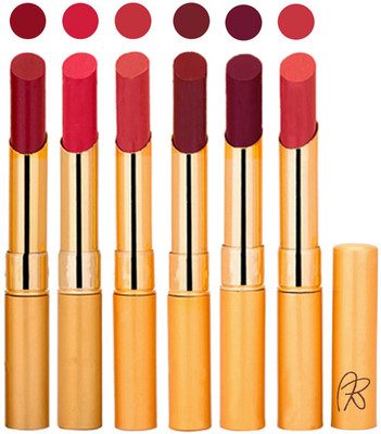 

Rythmx 6 Pcs Color Lipstick Makeup Creamy Matte Long Lasting Lip Colors 162201711(Multicolor,, 13.2 g)