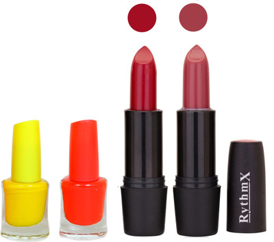 

Rythmx FB RYTH BLK LIPSTICKS AND NAIL POLISH IMPORTANT COMBO 035(Set of 4)