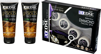 

Jocose Facial Kit Diamond & 24 Carat Gold Face Wash(Set of 3)