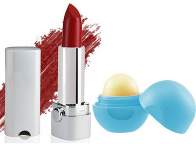 Blue Heaven Florina Glossy Lipstick (Radient Red) & Lip Balm Cocoa Butter (8 GM)(Set of 2)