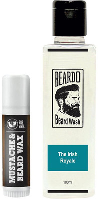 

Beardo Waxstick 4gm and Irish Royale Wash 100ml(Set of 2)