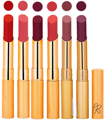 

Rythmx 6 Pcs Color Lipstick Makeup Creamy Matte Long Lasting Lip Colors 162201763(Multicolor,, 13.2 g)