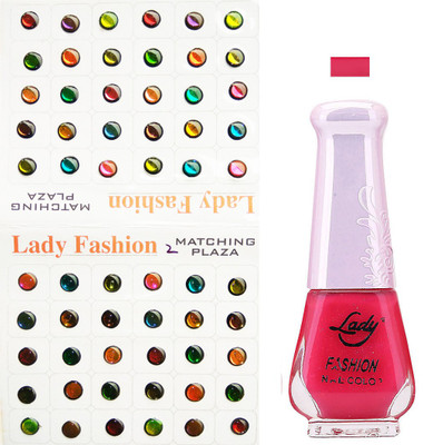 

Lady Fashion Nail Polish And Bindi 0803201755(Set of 2)