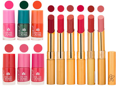 

Aroma Care Perfect Combo of Nail Polish and Rythm Lipstick Popular Shades in Wholesale Rate 2332017034(Set of 12)