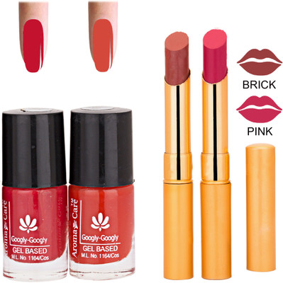 

Aroma Care Nail Polish RHYTHM Pink Lipstick Combo 070(Set of 4)