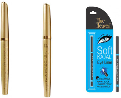

Blue Heaven A combo of Kajal Eyeliner Mascara(Set of 3)
