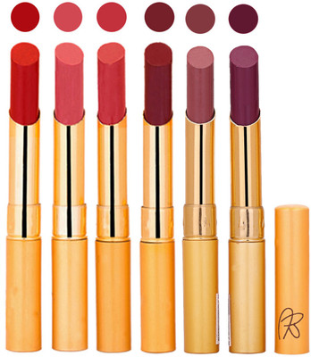 

Rythmx 6 Pcs Color Lipstick Makeup Creamy Matte Long Lasting Lip Colors 162201750(Multicolor,, 13.2 g)
