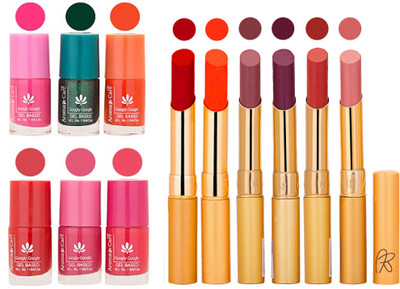 

Aroma Care Perfect Combo of Nail Polish and Rythm Lipstick Popular Shades in Wholesale Rate 2332017157(Set of 12)