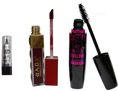 

ADS 1625 Mascara, Kajal, Sparkle Sindoor(Set of 3)