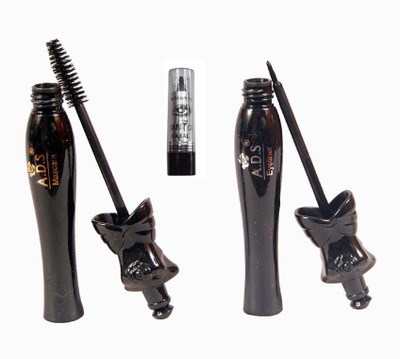 

ADS Kajal / Eye liner With Mascara(Set of 3)