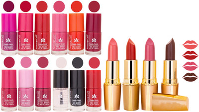 

Aroma Care All About Nail 12 Piece Color Nail Lacquer Combo Set + 4 Rythm Creamy Matte Lipstick Combo 48(Set of 16)