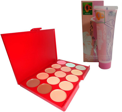 

ADS Concealer / Papaya Cleansing scrub gel(Set of 2)