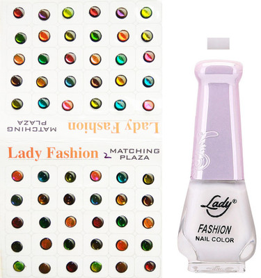 

Lady Fashion Nail Polish And Bindi 0803201758(Set of 2)