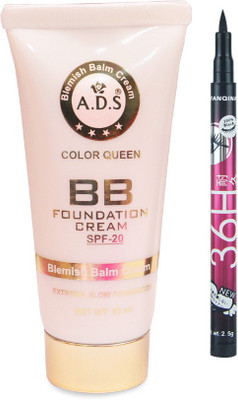 

ADS BB Cream with Sketch Pen Eyeliner(Set of 2)