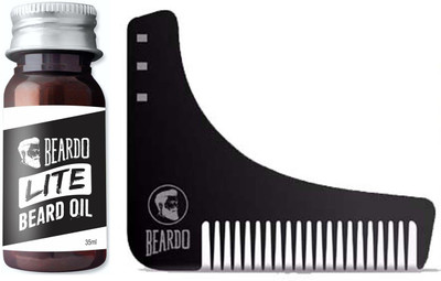 

Beardo Lite oil 35 ml and Shapping styling tool comb(Set of 2)