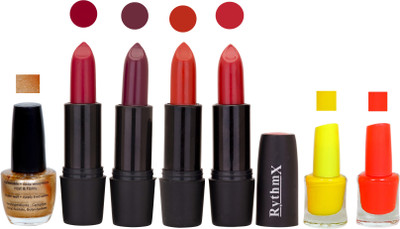 

Rythmx GSR RYTH BLK LIPSTICKS AND NAIL POLISH IMPORTANT COMBO 057(Set of 7)