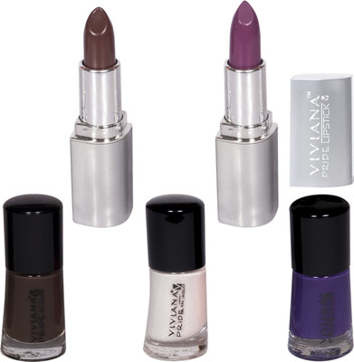 

Viviana Nail Paint, Lipstick(Set of 5)
