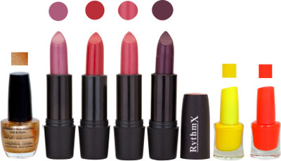

Rythmx GSR RYTH BLK LIPSTICKS AND NAIL POLISH IMPORTANT COMBO 082(Set of 7)