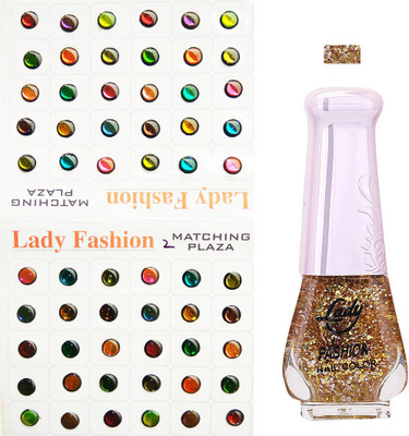 

Lady Fashion Nail Polish And Bindi 0803201720(Set of 2)
