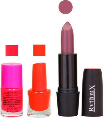 

Rythmx SF RYTH BLK LIPSTICKS AND NAIL POLISH IMPORTANT COMBO 22(Set of 3)