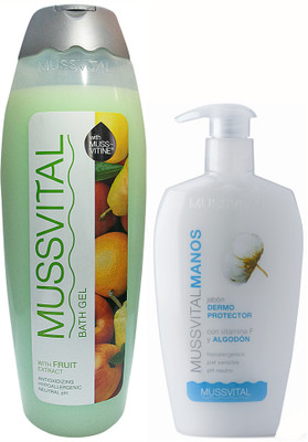 

Mussvital Fruits Shower Gel & Cotton Hand Soap(Set of 2)