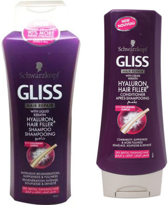 

Schwarzkopf Hyaluron Hair filler shampoo and conditioner(Set of 2)