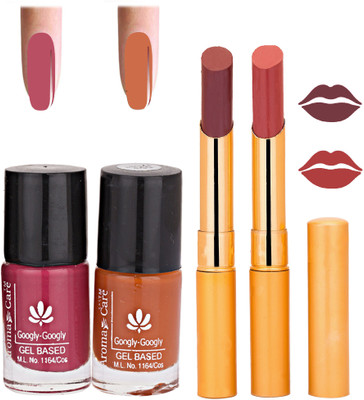 

Aroma Care Nail Polish RHYTHM Mauve Lipstick Combo 024(Set of 4)
