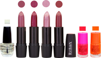 

Rythmx GSR RYTH BLK LIPSTICKS AND NAIL POLISH IMPORTANT COMBO 052(Set of 7)