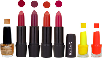 

Rythmx GSR RYTH BLK LIPSTICKS AND NAIL POLISH IMPORTANT COMBO 059(Set of 7)