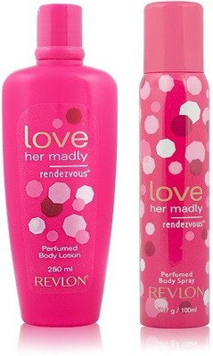 

Revlon Love Her Madly Rendezvous Perfumed Body Lotion & Body Spray(Set of 2)
