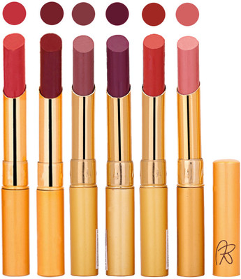 

Rythmx Imported Lipstick Combo of 6 Pcs for Ladies Women Girls 162201723(Multicolor,)