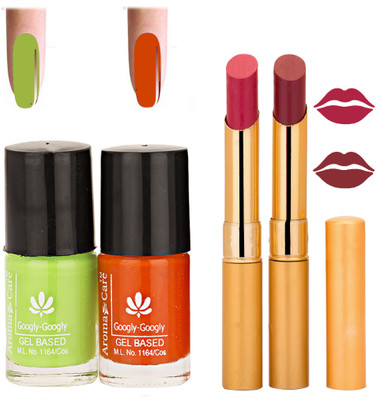 

Aroma Care Nail Polish RHYTHM Red Lipstick Combo 001(Set of 4)