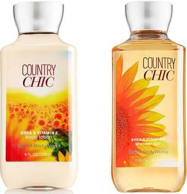 

Bath & Body Works Country Chic Shea & Vitamin E Body Lotion 236ml & Shower Gel 295ml(Set of 2)