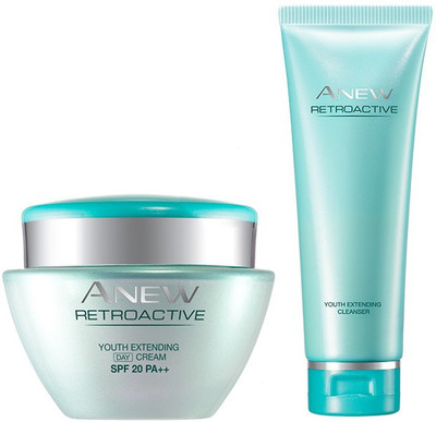 

Avon Retroactive Day Cream + Cleanser(Set of 2)