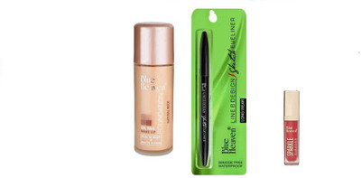 

Blue Heaven OIL FREE FOUNDATION,SKETCH LINER,SINDOOR(Set of 3)