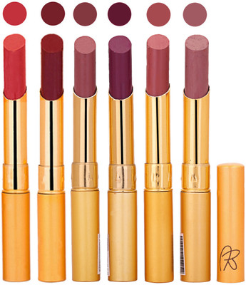 

Rythmx Imported Lipstick Combo of 6 Pcs for Ladies Women Girls 162201724(Multicolor,, 13.2 g)