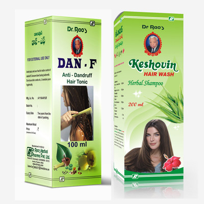 

Dr.Rao's Combo Of Dan-F, Hair Wash(Set of 2)
