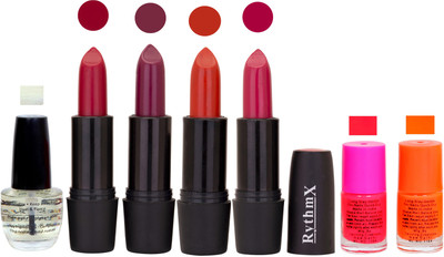 

Rythmx GSR RYTH BLK LIPSTICKS AND NAIL POLISH IMPORTANT COMBO 094(Set of 7)