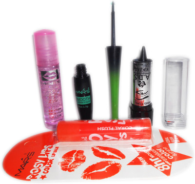 Adbeni Eye/Lip Best Makeup Set Combo 4 in 1(Set of 4)
