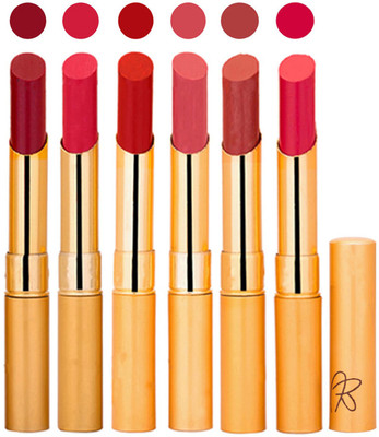 

Rythmx 6 Pcs Color Lipstick Makeup Creamy Matte Long Lasting Lip Colors 162201704(Multicolor,)