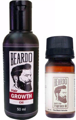 

Beardo Growth-Black velvette Oil 50 and 30ml(Set of 2)