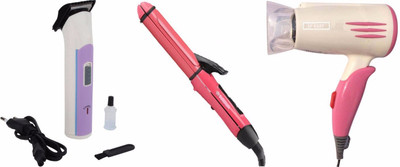 

3P Kart NHC-2009+NV+1400W Personal Care Appliance Combo(Hair Curler)