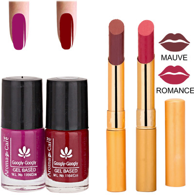 

Aroma Care Nail Polish RHYTHM Mauve Lipstick Combo 083(Set of 4)