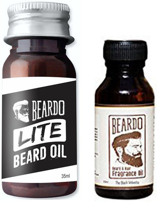 

Beardo Lite-black velvette oil 35 and 10ml(Set of 2)
