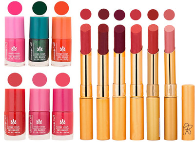 

Aroma Care Perfect Combo of Nail Polish and Rythm Lipstick Popular Shades in Wholesale Rate 2332017093(Set of 12)