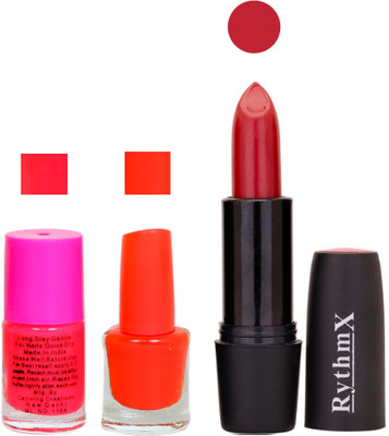 

Rythmx SF RYTH BLK LIPSTICKS AND NAIL POLISH IMPORTANT COMBO 13(Set of 3)