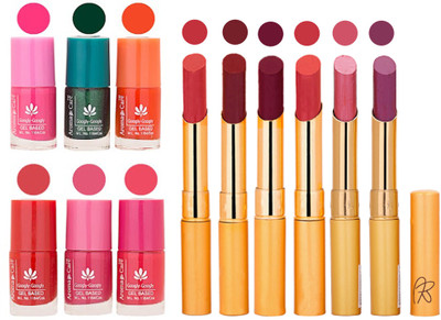 

Aroma Care Perfect Combo of Nail Polish and Rythm Lipstick Popular Shades in Wholesale Rate 2332017092(Set of 12)