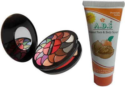 

ADS makeup kit / Walnut face & Body Scrub(Set of 2)