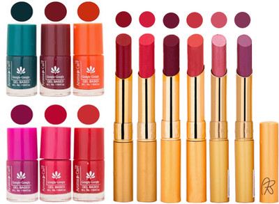 

Aroma Care Famous Combo of Nail Polish with Rythm Long Lasting Lipstick Sets 183201728(Set of 12)
